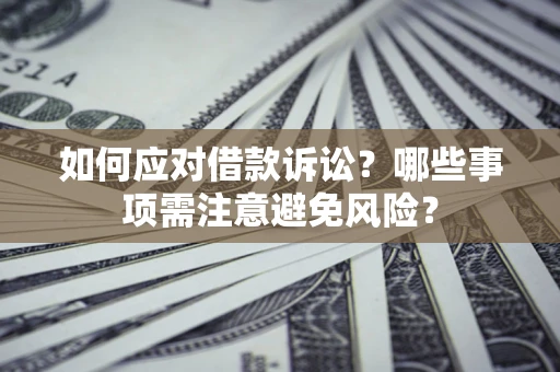 武汉如何应对借款诉讼？哪些事项需注意避免风险？