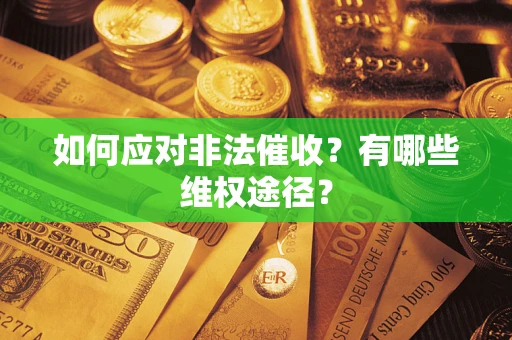 武汉如何应对非法催收？有哪些维权途径？