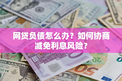 武汉网贷负债怎么办？如何协商减免利息风险？