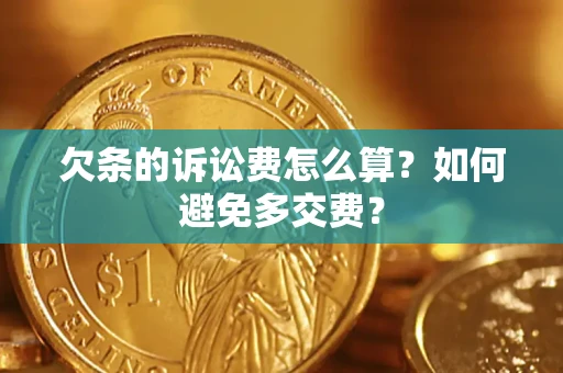 武汉欠条的诉讼费怎么算？如何避免多交费？