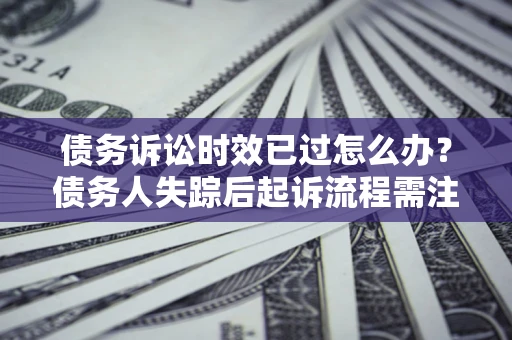 武汉债务诉讼时效已过怎么办？债务人失踪后起诉流程需注意什么？